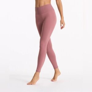 Vuori Pink Rib Studio Leggings